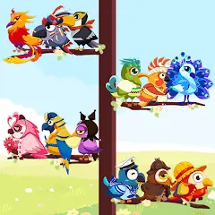 バードソート：カラーパズルゲーム